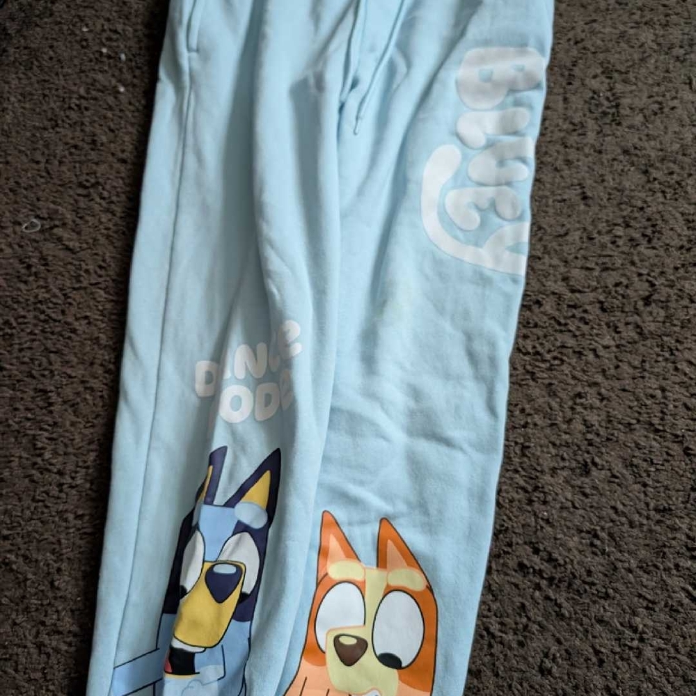 Hot Kiss Light Blue Graphic Jeans